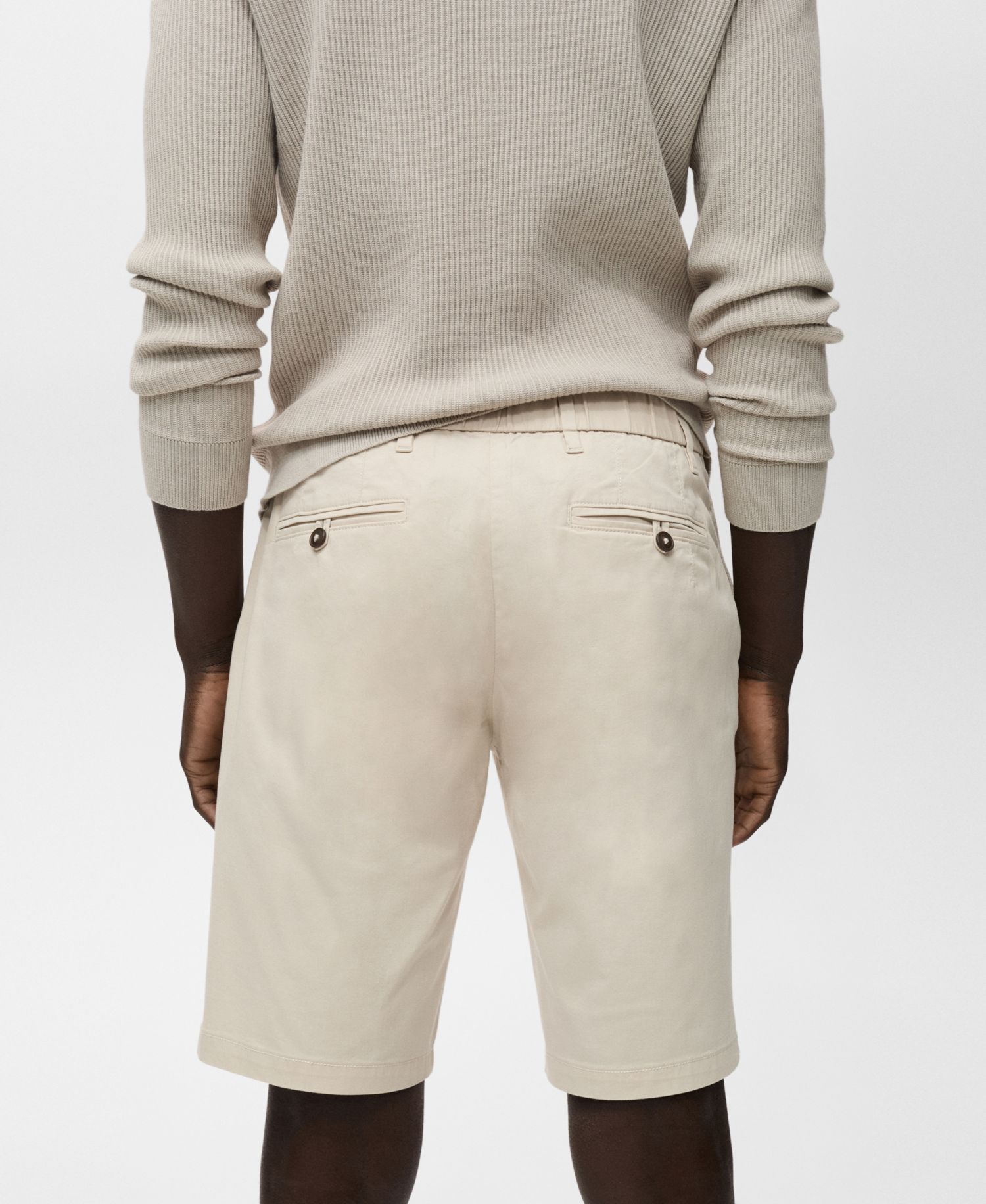 Men's Straight Cotton 10" Bermuda Shorts