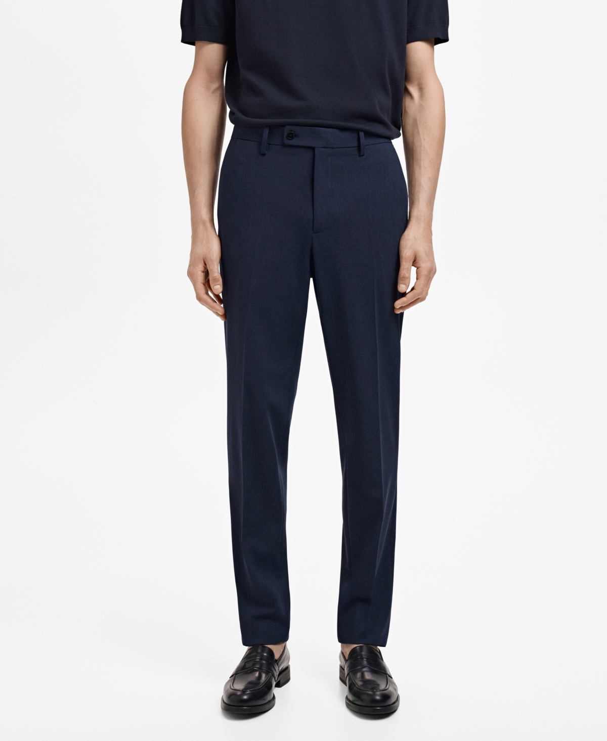 Men's Monaco Slim-Fit Suit Pants - Indigo Blue