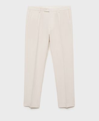Men's Pleated Linen Lyocell Pants