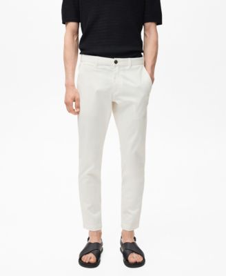 Men's Prato Cropped Tapered Chino Pants