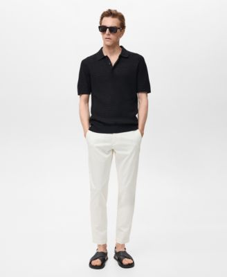 Men's Prato Cropped Tapered Chino Pants