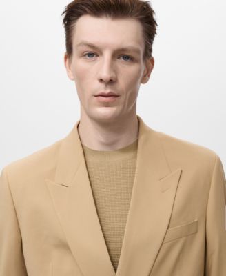 Men's Boston Regular-Fit Double-Breasted Suit Blazer