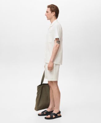 Men's Regular Fit Seersucker Shirt