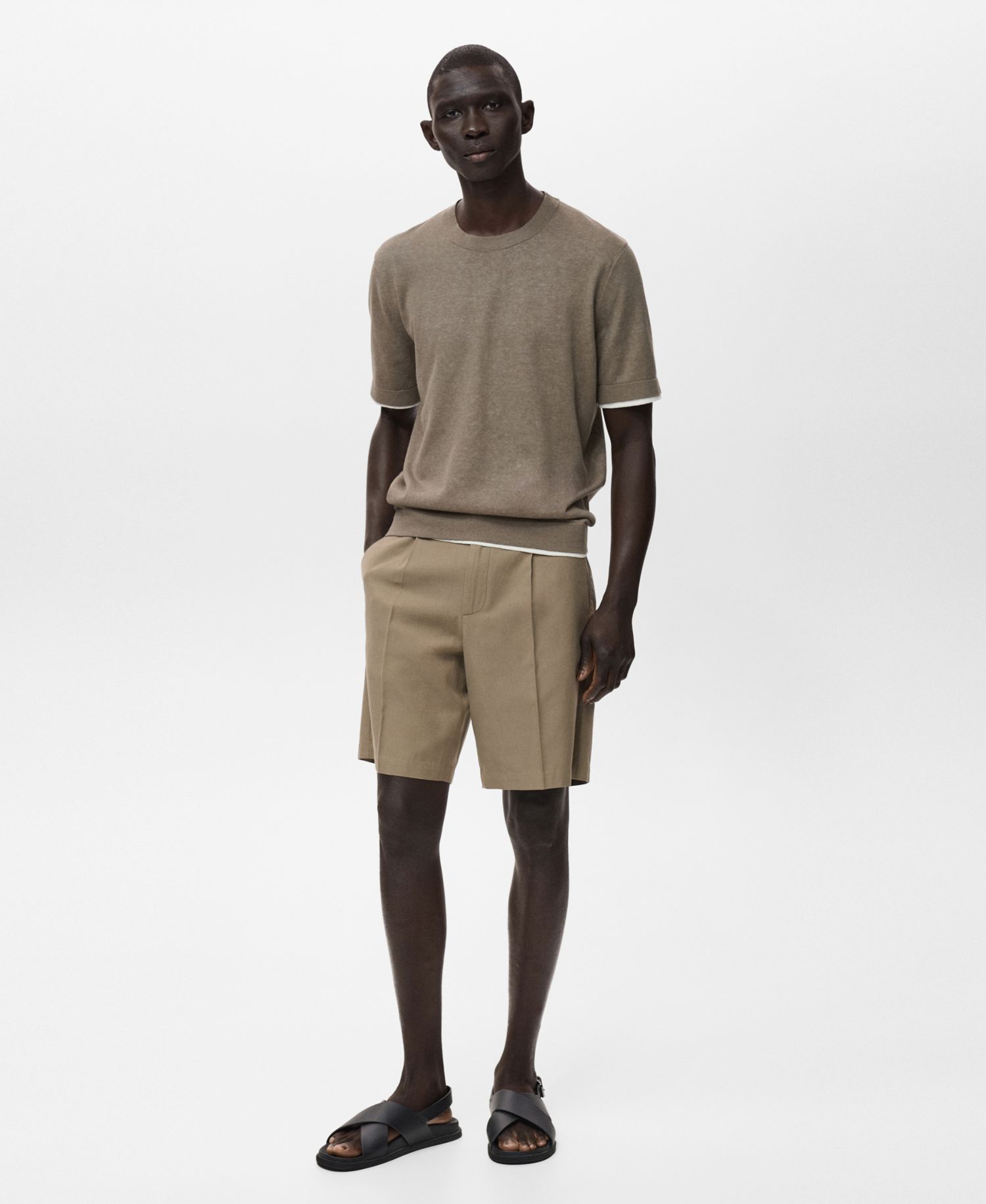 Men's Linen 9.5" Bermuda Shorts
