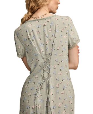 Women's Simone Floral-Print Midi Dress