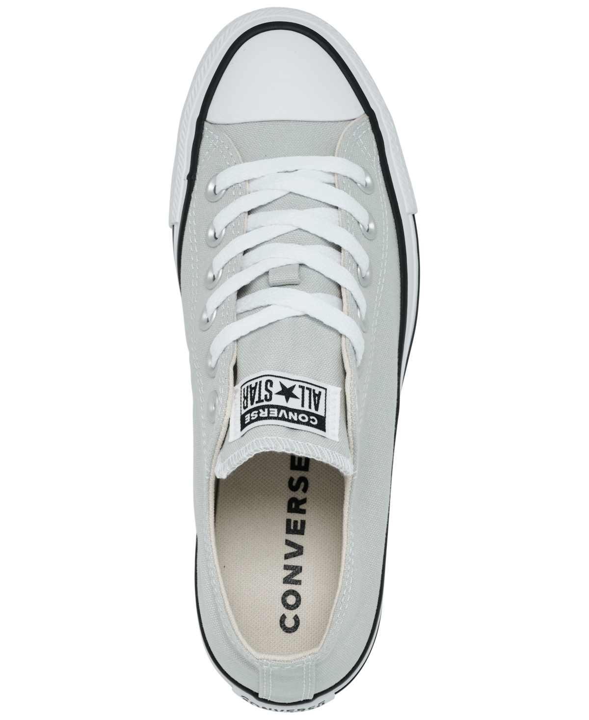 Converse Women's Chuck Taylor All Star Ox Casual Sneakers From Finish Line In Gray