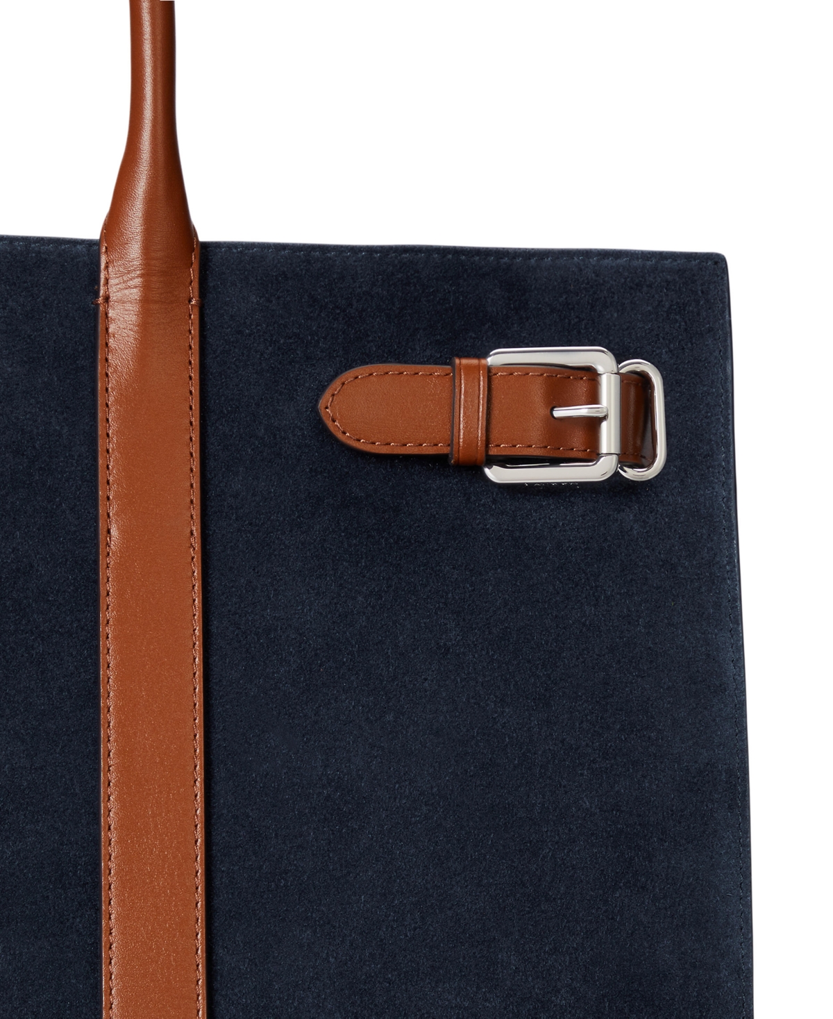 Ralph Lauren Suede & Leather Extra Large Devyn Tote Bag