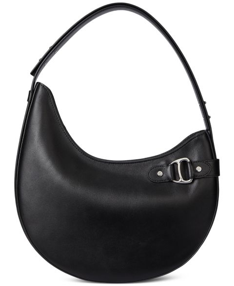 Женская сумка Lauren Ralph Lauren Leather Large Tasha Shoulder, цвет: Чёрный