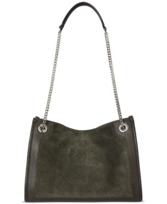 Suede & Leather Medium Bradley Tote Bag
