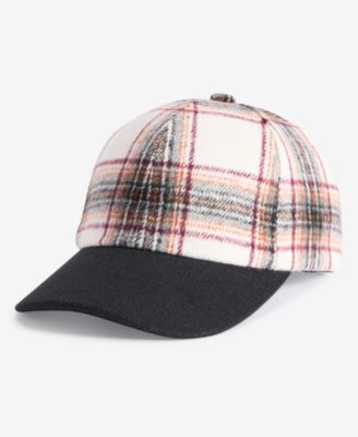 Plaid Baseball Cap, Macy's Exclusive