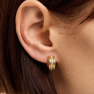 Huggie Earrings - Asher Triple