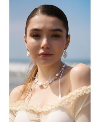 Skyler Freshwater Baroque Pearl Drop Earrings