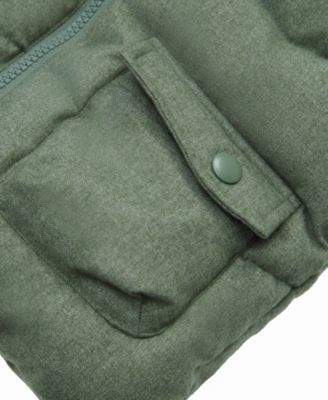 Baby Boys Sherpa Lined Puffer Jacket Winter Coat