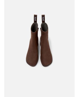 Kora Leather Zip Bootie