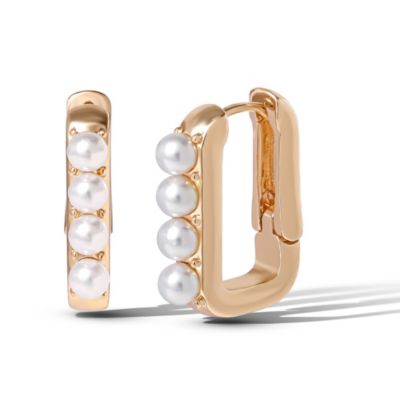 Pearl Stud Earring Set of 3