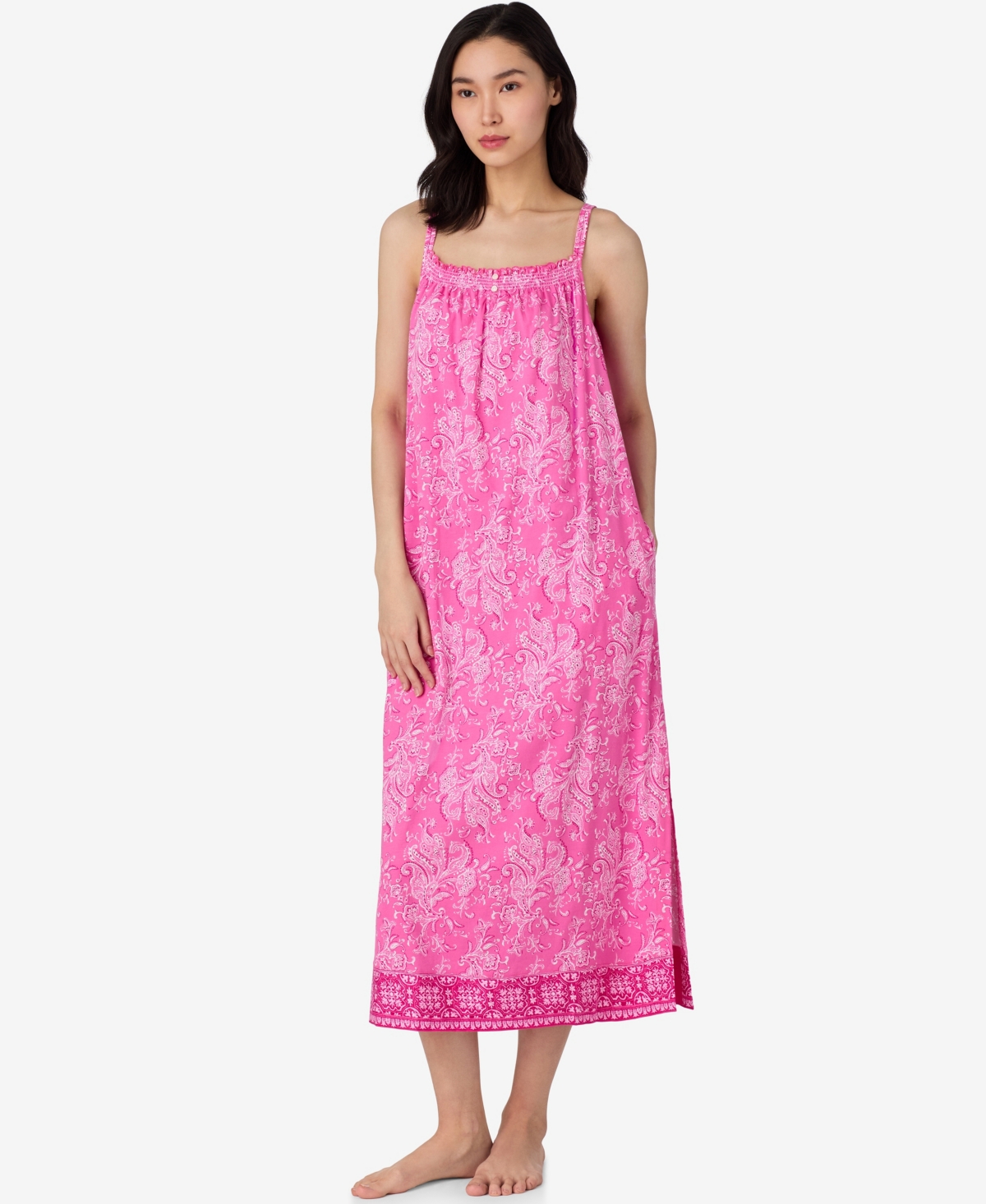 Lauren Ralph Women's Strappy Long Nightgown