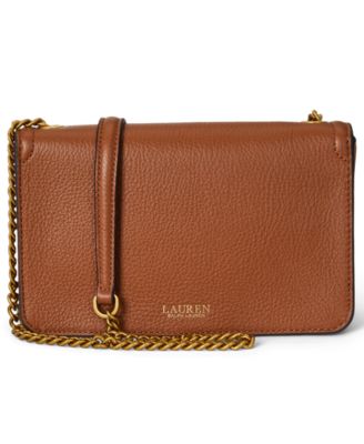 Bradley Small Pebbled Leather Crossbody Wallet