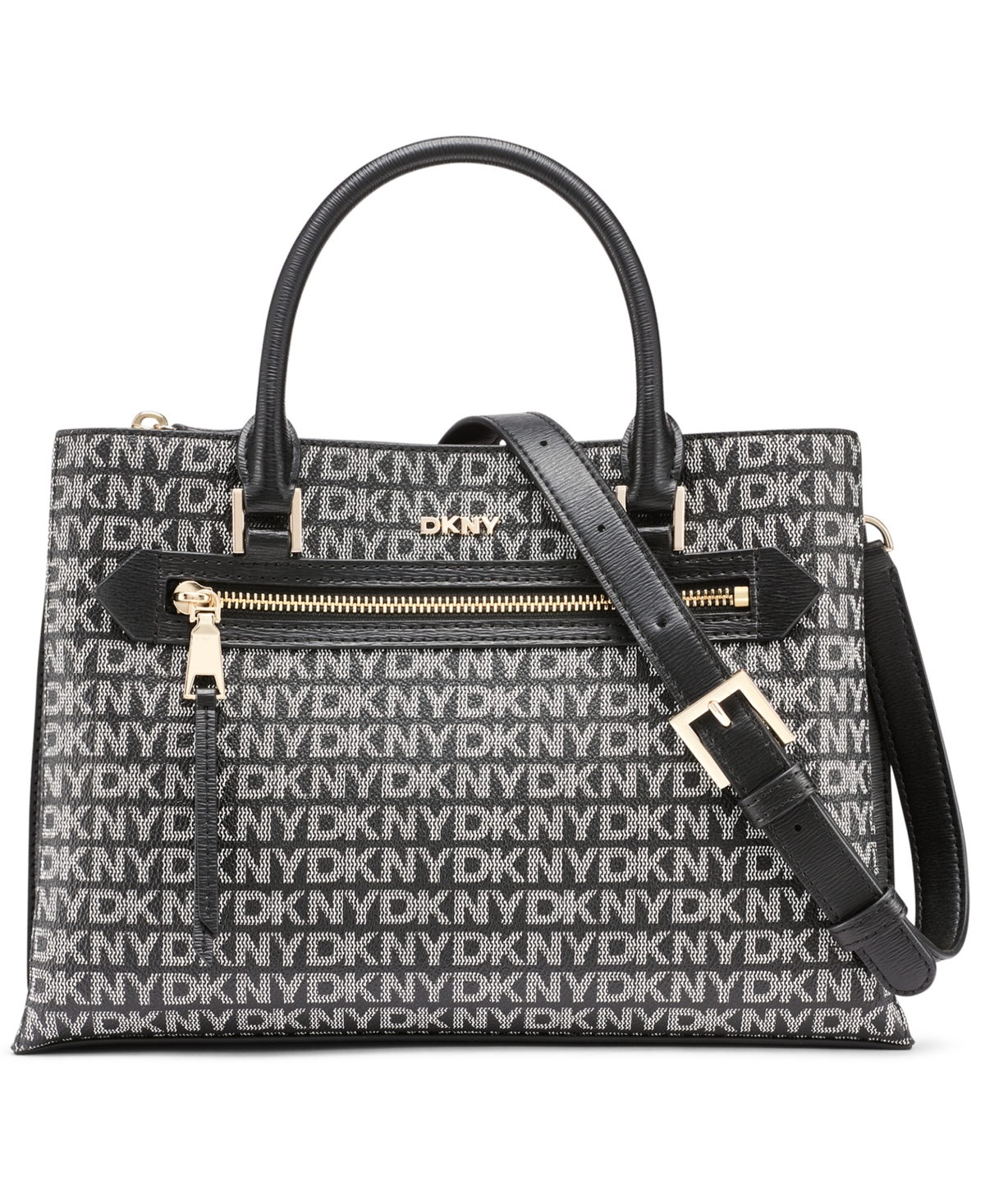 Dkny Bryant Ave Small Logo Satchel Crossbody In Multi