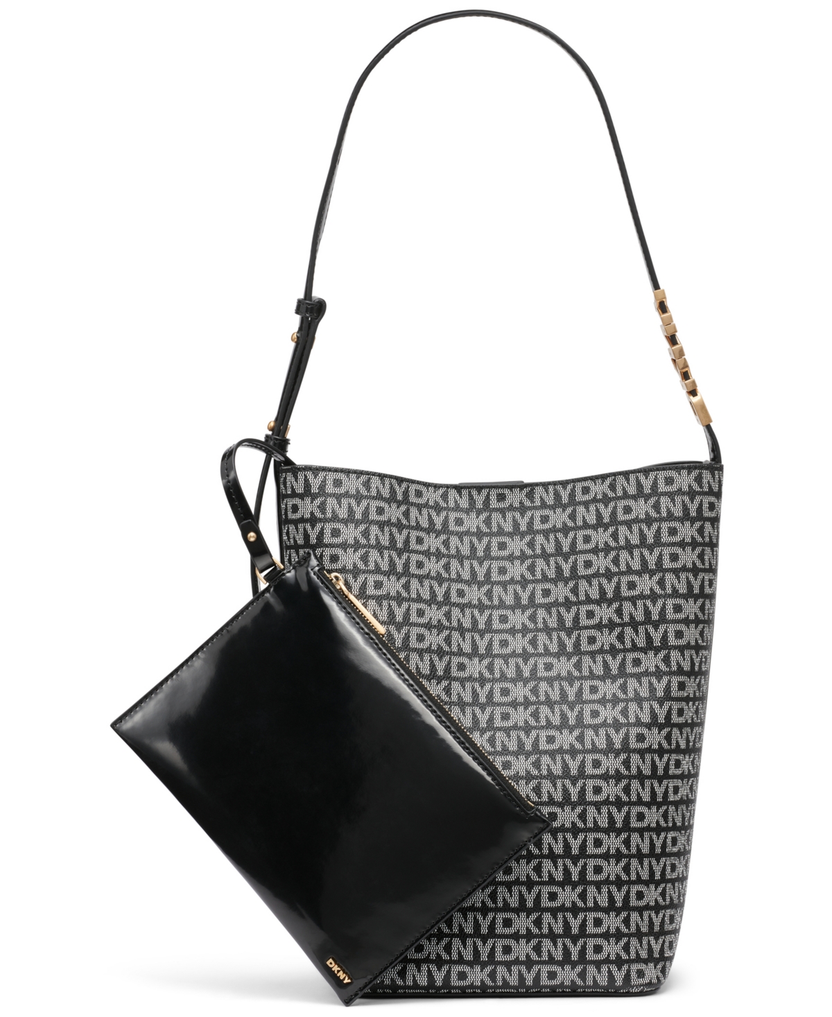 Dkny Avril Small Logo Bucket Bag