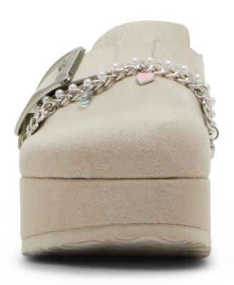Women's Luna CB Charm Platform Buckle Clogs
