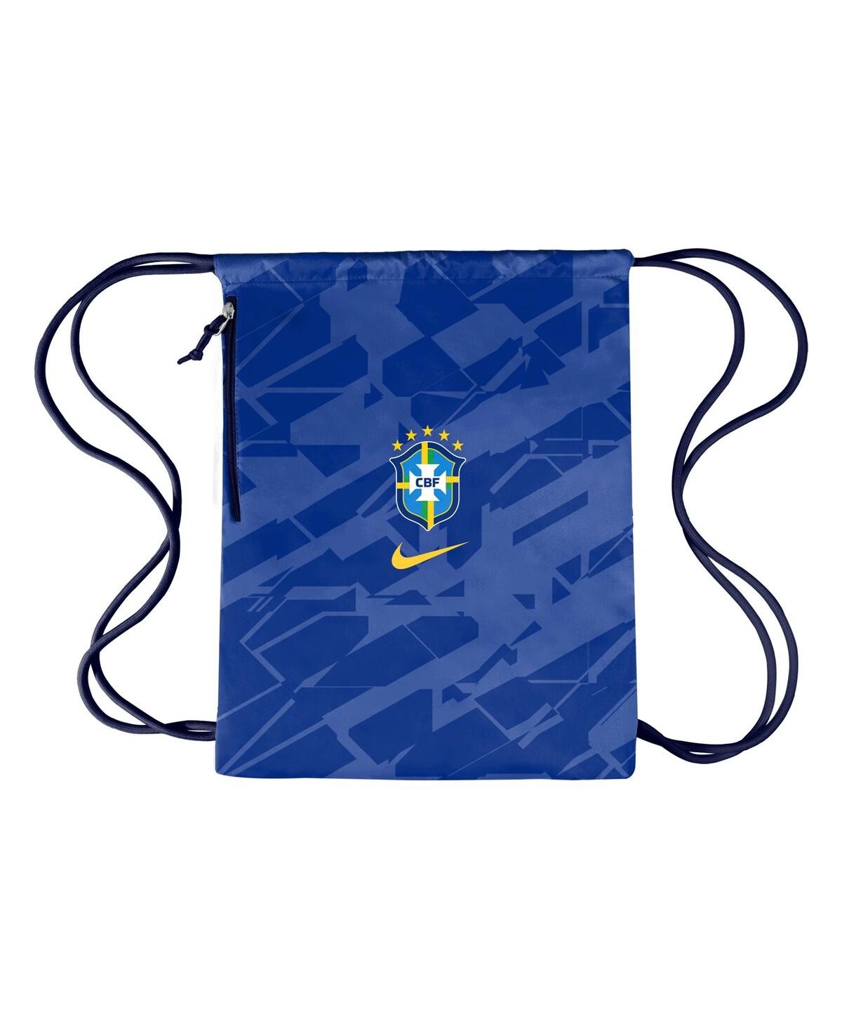 Brazil National Team Patterned Heritage Gym Sack - Royal