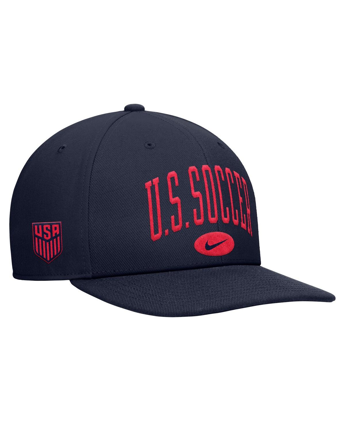 Men's and Women's Navy Usmnt Pro Snapback Hat - Navy