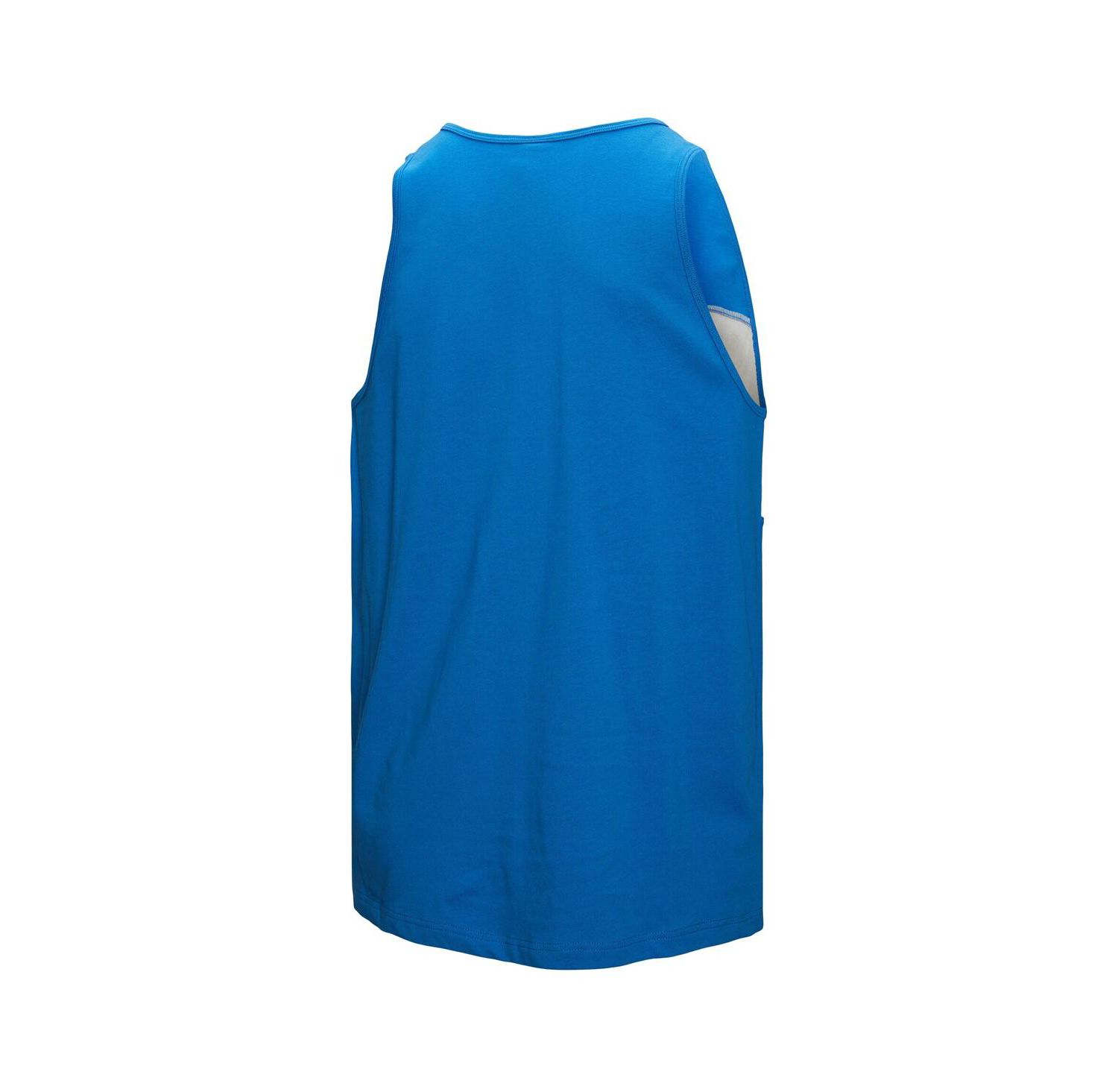 Men's Blue Detroit Lions Retro Color Block Tank Top