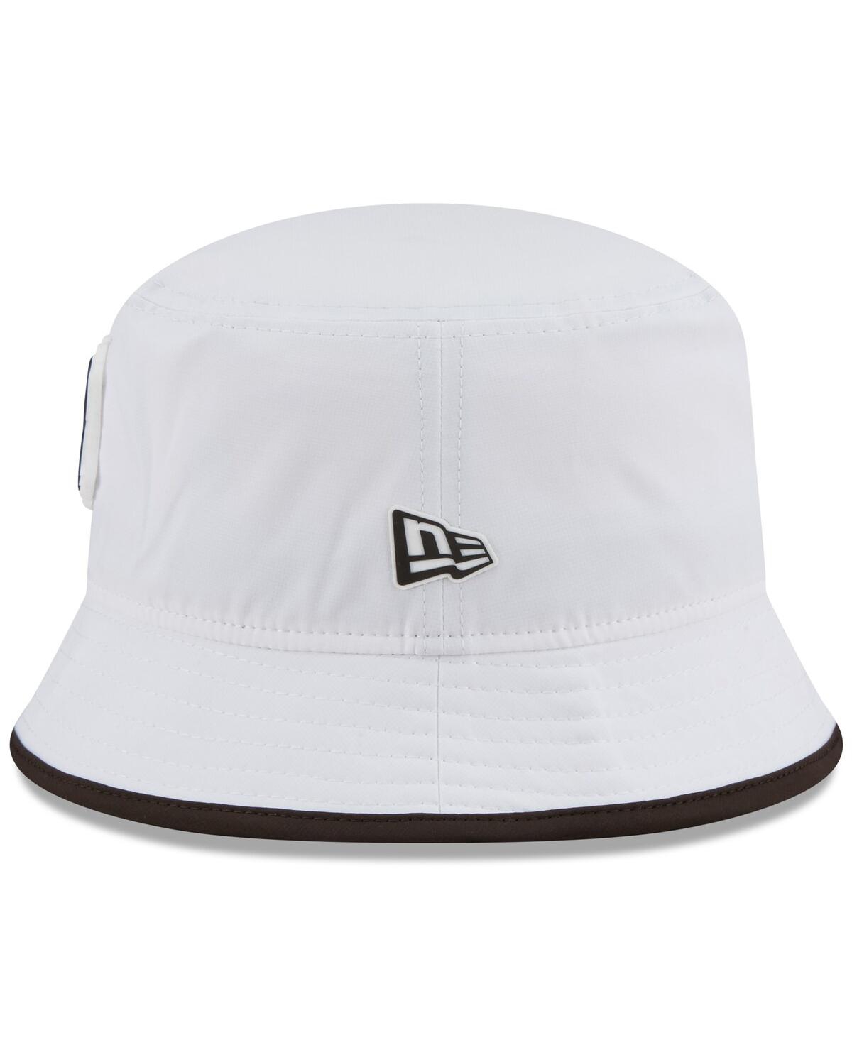 New Era Men's White Cleveland Browns 2025 Nfl Training Camp Stretch Bucket Hat In White