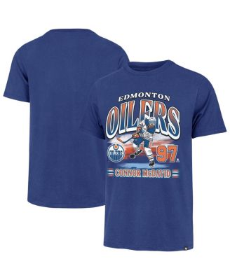 '47 Brand - Men's Connor McDavid Royal Edmonton Oilers Franklin Player Name Number T-Shirt