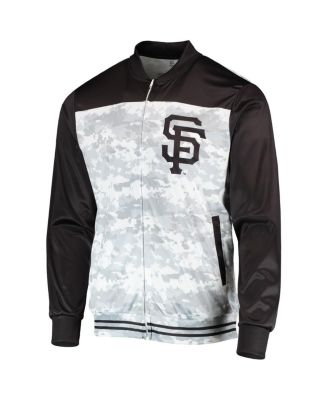 Men's Black San Francisco Giants Camo Full-Zip Jacket