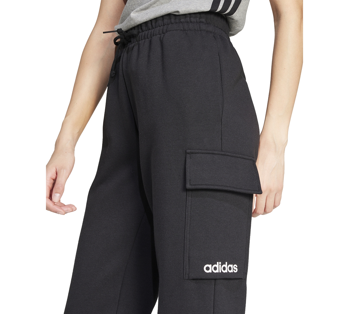 Adidas Originals Women's Essentials Fleece Cargo Sweatpants In Multi