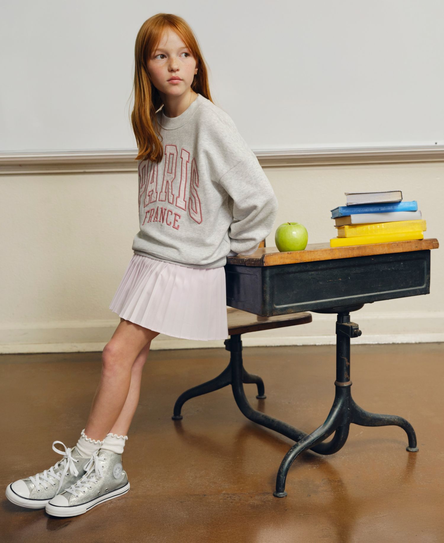 Girls I Heart Paris Crewneck Sweatshirt