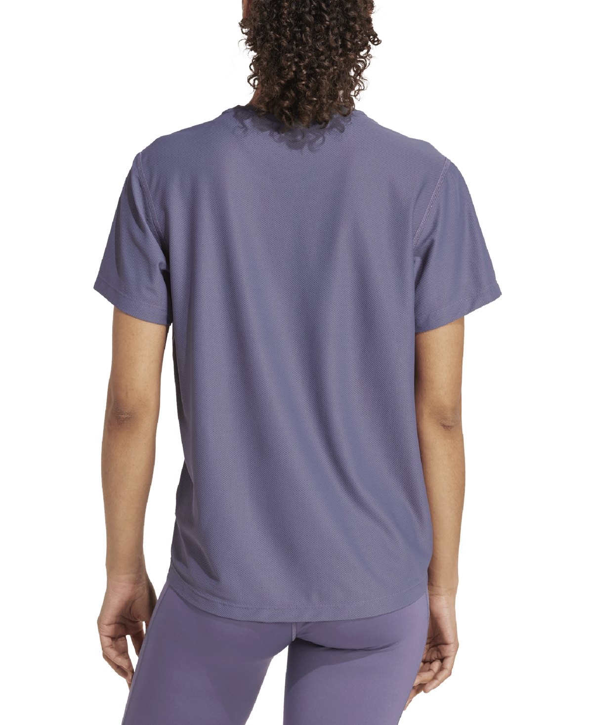 Adidas Originals Women's Own The Run Logo T-shirt In Blue