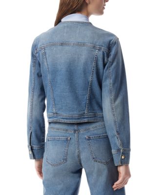 DO by Women's Amy Collarless Denim Jacket