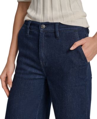 Petite High-Rise Tailored Trouser Jeans