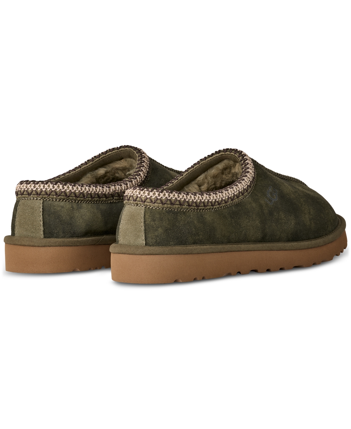 Ugg Tasman Baxter Slippers Burnt Olive In Brown
