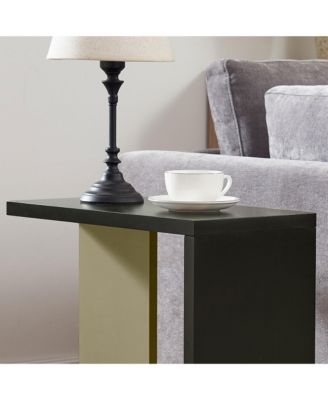 Hayward Side Table, Side End Table for Couch, Snack and Laptop