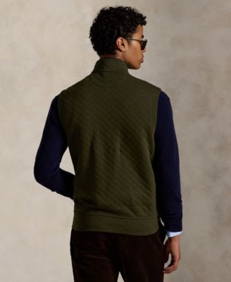 Men's Quilted Double-Knit Jersey Vest