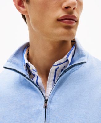 Men's Essential Quarter-Zip Pullover Knit Sweater