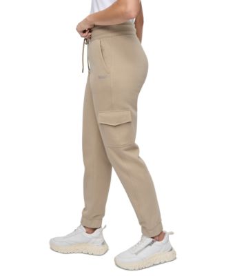 Women's Studded-Logo Cargo Joggers