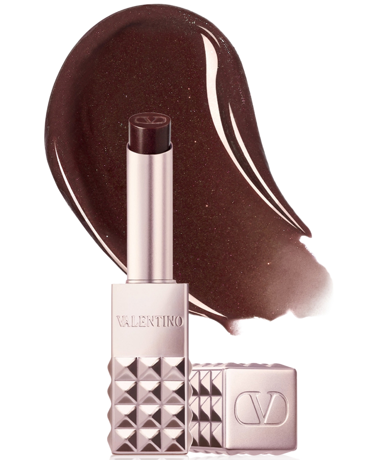 Valentino Spike  Hydrating Disco Lip Balm In Brown