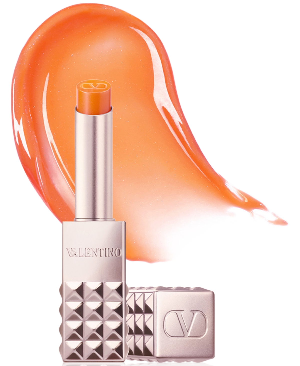 Valentino Spike  Hydrating Disco Lip Balm In Orange