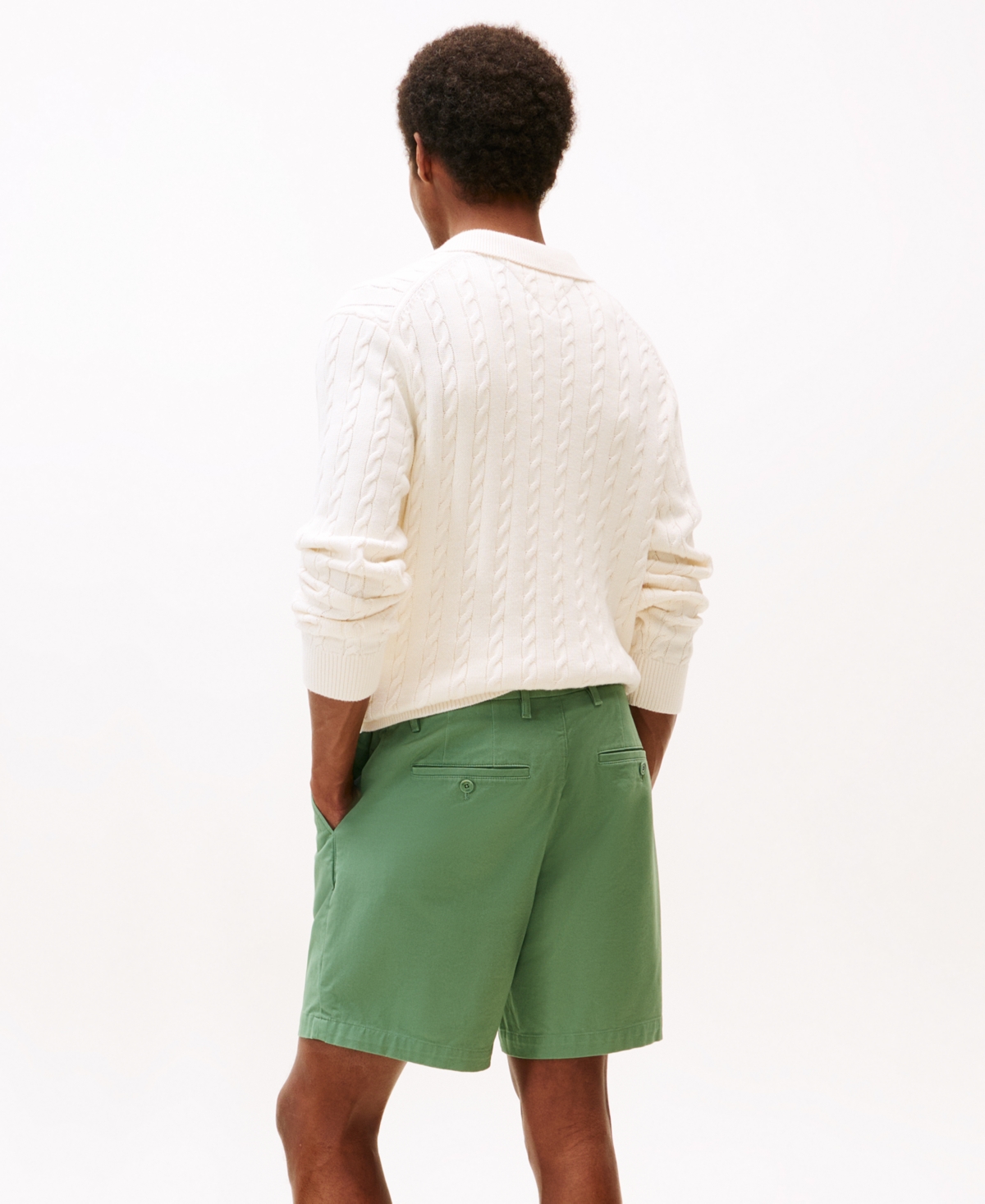 Tommy Hilfiger Men's Mercer 7" Stretch Shorts In Green