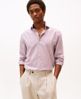 ★★ ★★ TH COLLECTION Relax fit classic Ithac Tommy Hilfiger Men's Royal Oxford Ithaca Long Sleeve Button