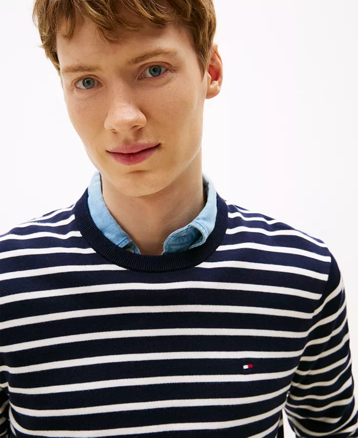 Men's Essential Cotton Crewneck Sweater - thumbnail 3