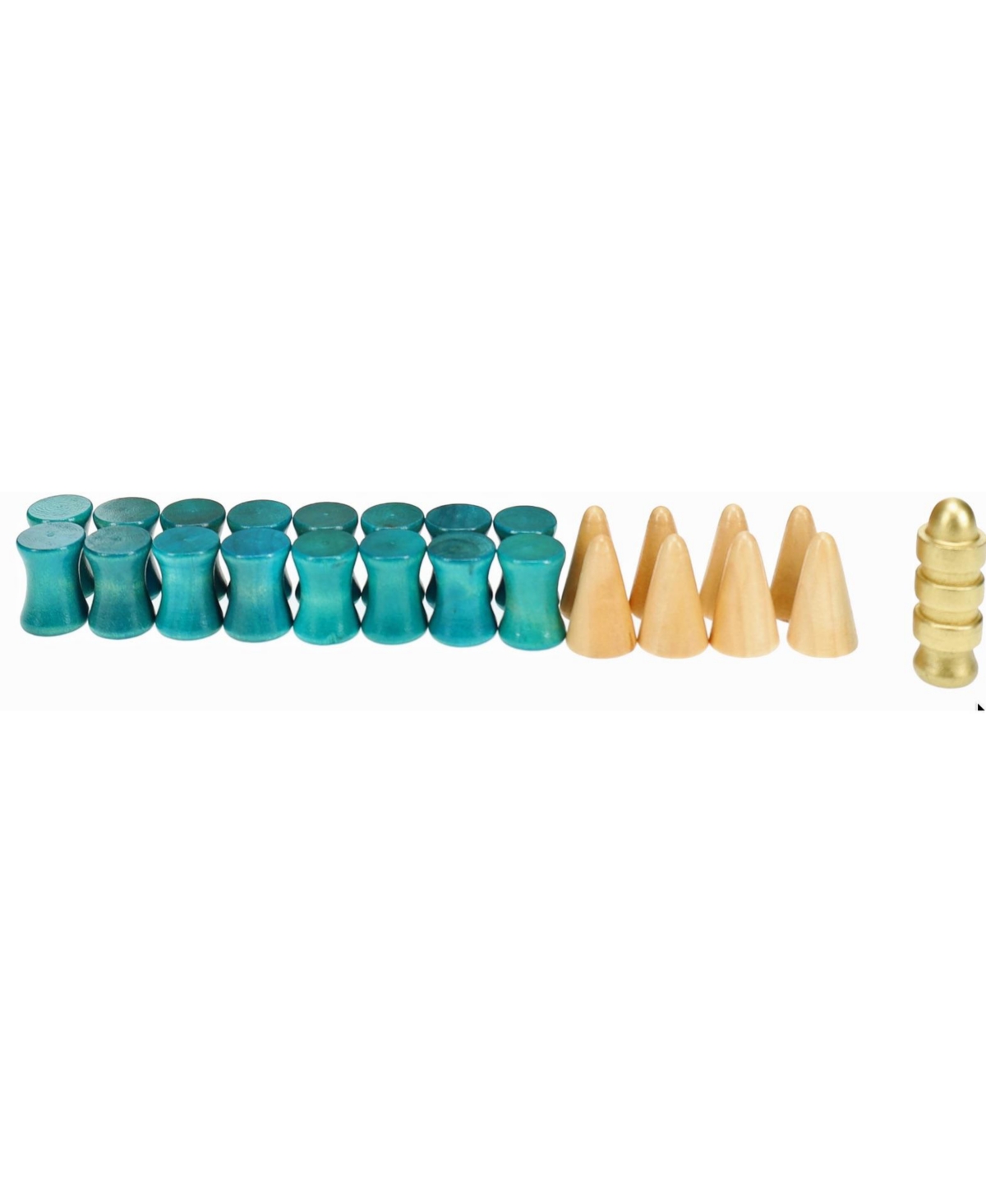 We Games Replacement Wooden Game Pieces For King's Table, Tablut Viking Strategy Games In Transparent