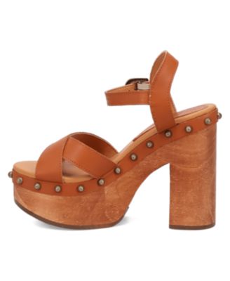 Women's Lotus Wooden Sandal