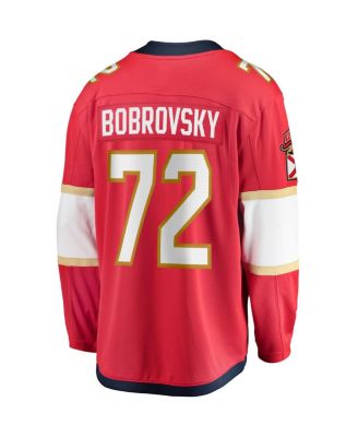 Men's Sergei Bobrovsky Red Florida Panthers Breakaway Player Jersey