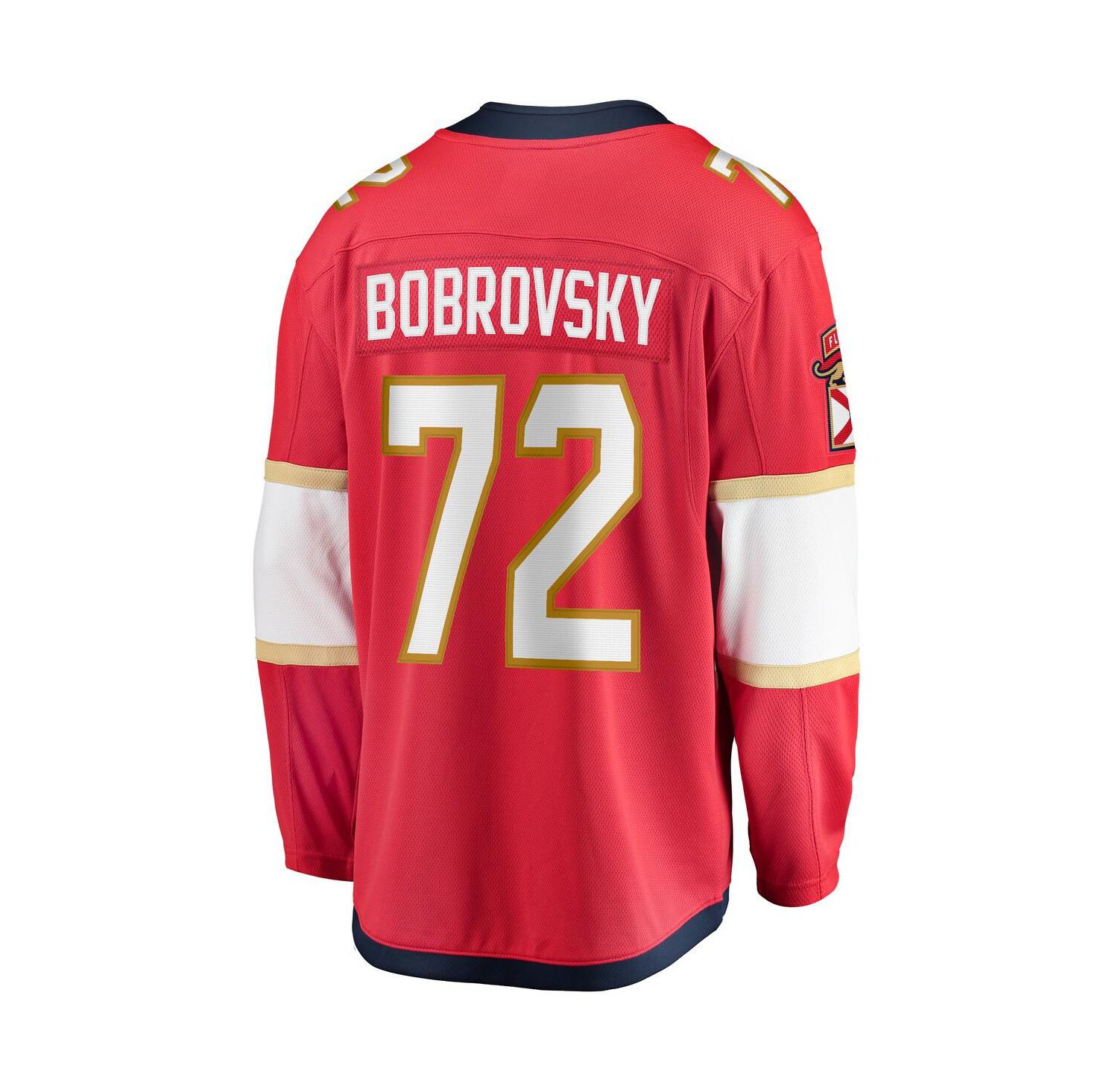 Men's Sergei Bobrovsky Red Florida Panthers Breakaway Player Jersey