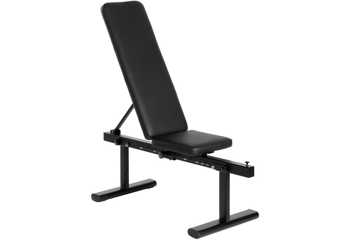 Adjustable Weight Bench, Foldable Workout Bench for Home Gym Use, Weight Bench with 881 Lbs Weight Capacity-Black